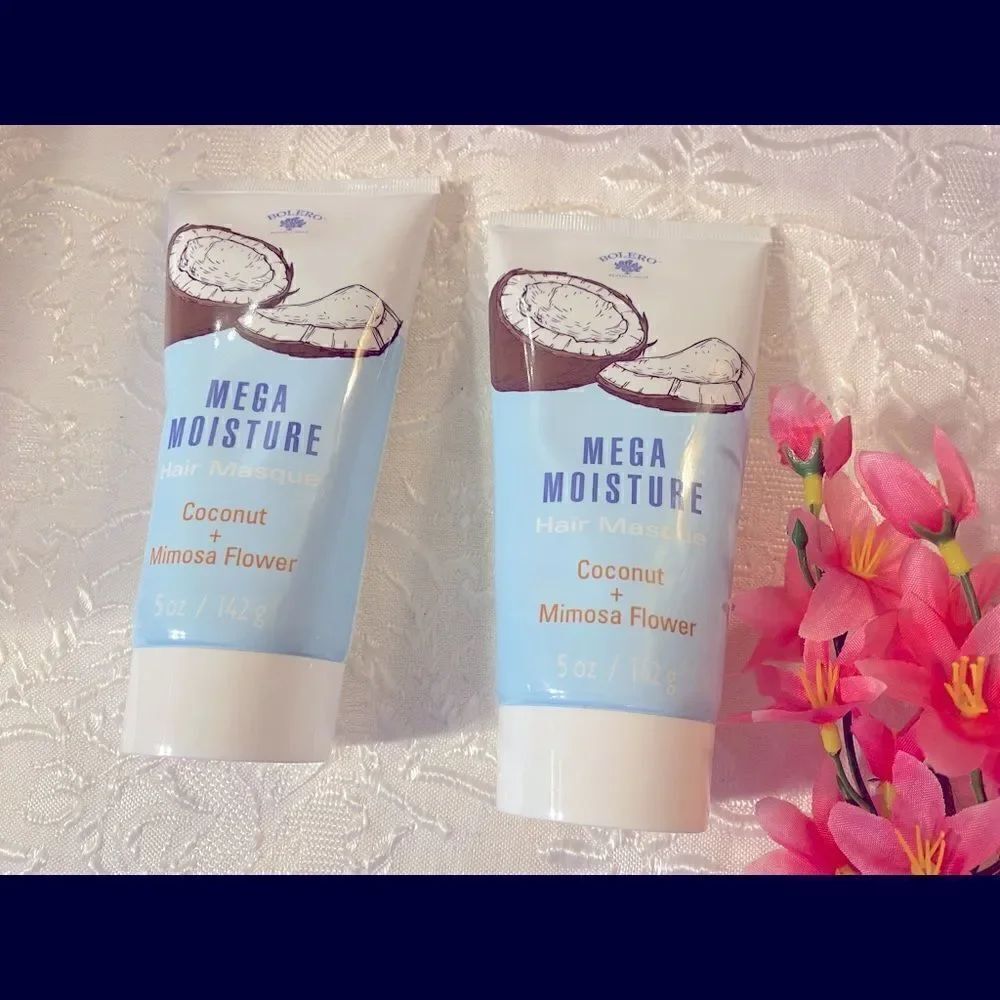 💥Bolero of Beverly Hills Mega Moisture Hair Masque Coconut +Mimosa Flower 5OZ